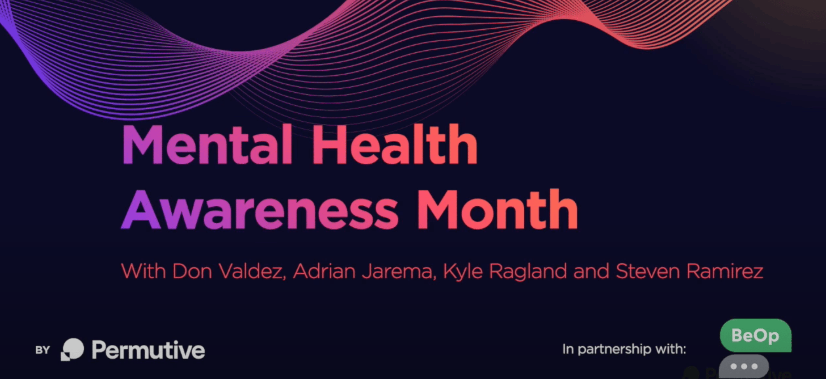 Permutive x BeOp : Mental Health Awareness Month Series • Episode 4